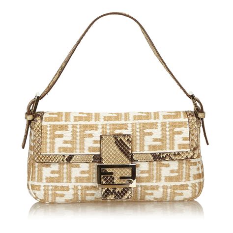 fendi bag farfetch|Fendi baguette bag second hand.